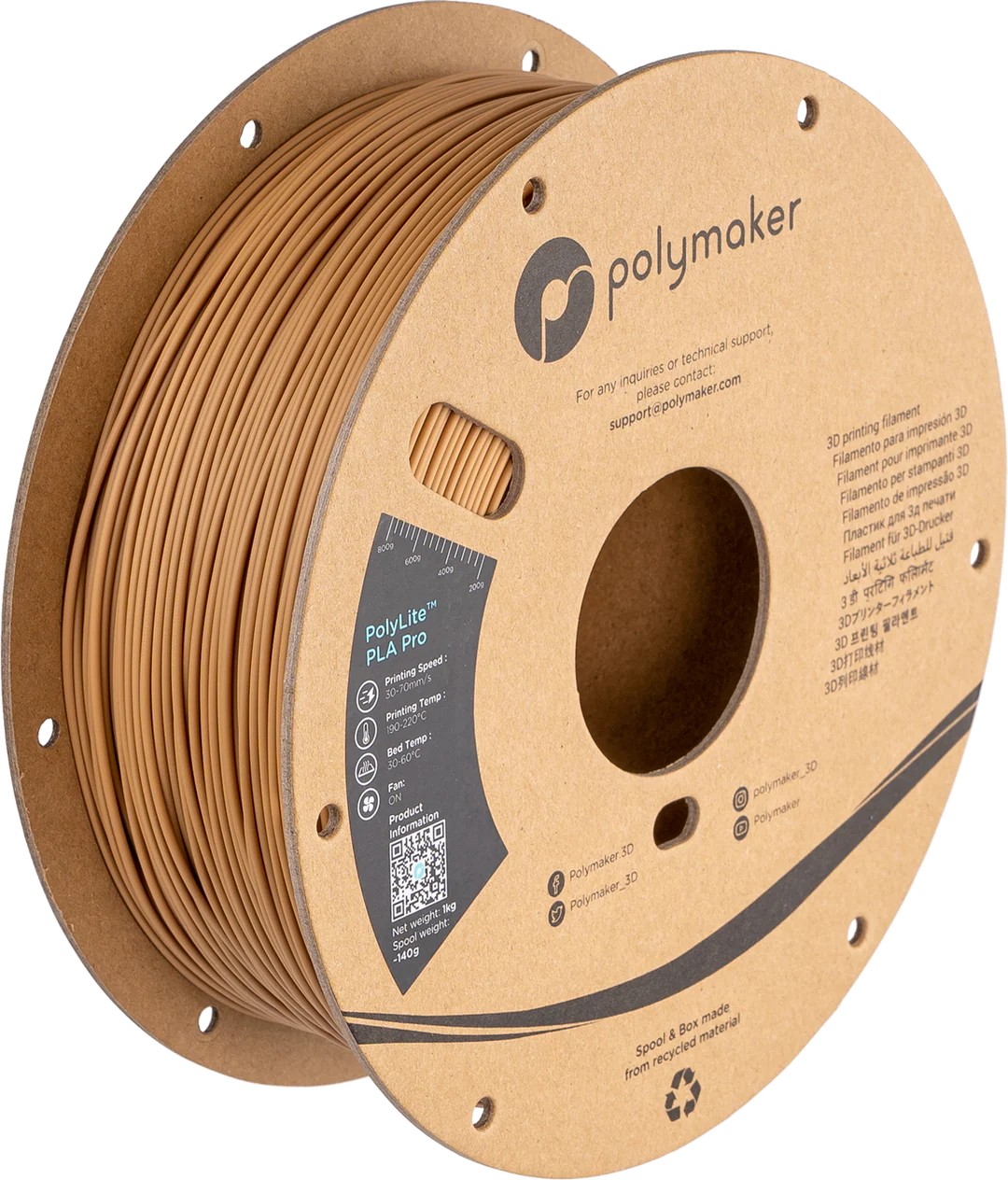 Polymaker PolyLite PLA Pro Filament